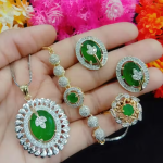 UNIQUE PENDENT SET WITH EARING , RING AND BRACLET COMBO