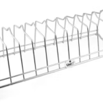 Stainless Steel Plate Rack, Kitchen Rack, Plate Holder Standfor Kitchen, Dish Stand, Lid Holder, Utensil Rack for Kitchen,Chrome Plating, Silver (12 Sections)