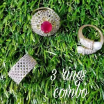 Twinkling Charming Rings