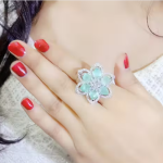 LETZSHOPPE FLORAL DESIGNER ADJSUTABLE RING02