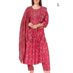 Women kurta pant dupatta set ,Maroon kurta set with dupatta