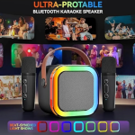 Deco K-12 100 W Bluetooth Speaker Bluetooth V 5.4 with USB, AUX, SD card Slot Playback Time 6 hrs Assorted