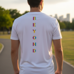 Elegant Sleek Round Neck Beyond Print Solid Coloured Men's T-shirt (Pure Cotton)