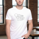 Elegant Sleek Round Neck Tom & Jerry Print Solid Coloured Men's T-shirt (Pure Cotton)