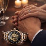 KHRIST Premium Fully Automatic Mechanical Analog Watch for Men | Exposed Working Gears Dial & Transparent Case Back | Precision Engineering, Luxury Craftsmanship & Timeless Elegance