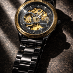 KHRIST Premium Fully Automatic Mechanical Analog Watch for Men | Exposed Working Gears Dial & Transparent Case Back | Precision Engineering, Luxury Craftsmanship & Timeless Elegance