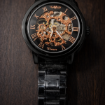 KHRIST Premium Fully Automatic Mechanical Analog Watch for Men | Exposed Working Gears Dial & Transparent Case Back | Precision Engineering, Luxury Craftsmanship & Timeless Elegance