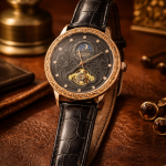 KHRIST Premium Fully Automatic Mechanical Analog Watch for Men | Exposed Working Gears Dial & Transparent Case Back | Precision Engineering, Luxury Craftsmanship & Timeless Elegance