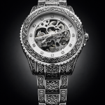 KHRIST Premium Fully Automatic Mechanical Analog Watch for Men | Exposed Working Gears Dial & Transparent Case Back | Precision Engineering, Luxury Craftsmanship & Timeless Elegance