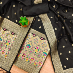 Banarasi silk Unstitched Suit Material