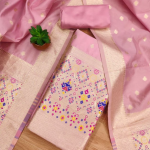 Banarasi silk Unstitched Suit Material