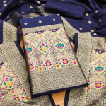 Banarasi silk Unstitched Suit Material