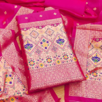 Banarasi silk Unstitched Suit Material