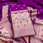 Banarasi silk Unstitched Suit Material