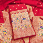 Banarasi silk Unstitched Suit Material