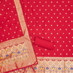 Banarasi silk Unstitched Suit Material