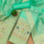 Banarasi silk Unstitched Suit Material