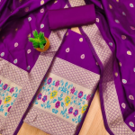 Banarasi silk Unstitched Suit Material