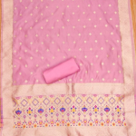 Banarasi silk Unstitched Suit