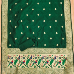 Banarasi silk Unstitched Suit