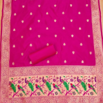 Banarasi silk Unstitched Suit