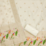 Banarasi silk Unstitched Suit