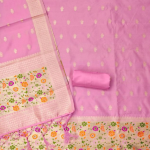 Banarasi silk Unstitched Suit Material
