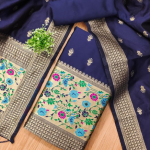 Banarasi silk Unstitched Suit Material