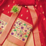 Banarasi silk Unstitched Suit Material