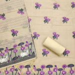 Women's Cotton Silk Unstitched Salwar Suit Dress Material With Dupatta