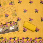 Women's Cotton Silk Unstitched Salwar Suit Dress Material With Dupatta