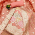 Organza Suit Vol 4 Top banarasi Organza (2:50 M + 0.40 M Sleeve)