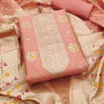 Organza Suit Vol 7 Top banarasi Organza (2:50 M + 0.40 M Sleeve)