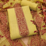 JAMDANI 01 MUGA COTTON PANCHWAY WEAVING DRESS MATERIAL