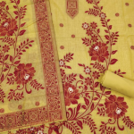 JAMDANI 01 MUGA COTTON PANCHWAY WEAVING DRESS MATERIAL