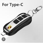 Car Key Chain Power Bank Type C