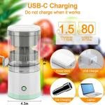 Electric Citrus Juicer Wireless Mini Portable Rechargeable Fruit Squeezer Machine