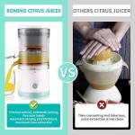 Electric Citrus Juicer Wireless Mini Portable Rechargeable Fruit Squeezer Machine
