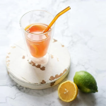 Reusable Glass Straws Clear Glass Drinking Straw 5 Pcs Set