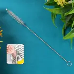 Stainless Steel Straw Cleaning Brush Drinking Pipe 20 Cm 1 Pc