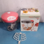 6 Blade 2in1 Manual Food Chopper Any Random Color