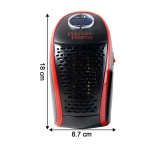Wonder Warm 400w Wall Plug Room Heater Without Remote 1 Pc