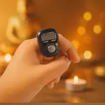 Small Digital Finger Tally Counter 1 Pcs Random Color