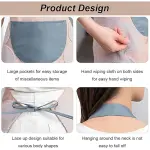 Kitchen Apron Random Design Color 1 Pcs