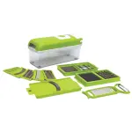 Plastic 13 in 1 Manual Vegetable Grater Chipper and Slicer