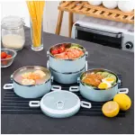 4 Layer Stainless Steel Hot Lunch Box Random Color