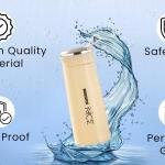 Leak Proof Nice Glass Bottle Random Color 1 Pc