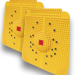 Acupressure Mat for Feet | Magnetic Pyramidal Foot Power Mat | Manual Foot Massager | PAIN RELIEF, COMPLETE BLOOD CIRCULATION Mat (Stand for 1 min - 4 times a day) (Acupressure Mat Pack of 2)