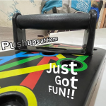 COMBO - Push up Board for Men Double Toning Tubes and Wrist Straps | Build your complete upper Body Strength with Home Gym Equipment with Pushup Board + Double Toning Tube + Wrist Band