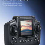 E88 Pro Drone with 4K HD Dual Camera & Screen Remote Control | Optical Flow Hover | 360° Flip | App Control | Adjustable Speed | Foldable RC Drone for Kids & Adults